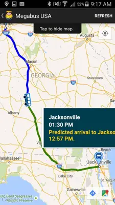 Megabus USA android App screenshot 2